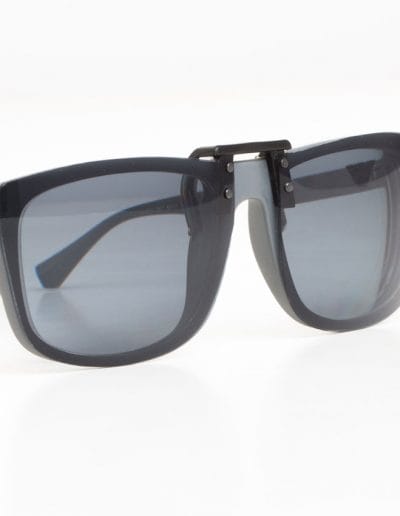 grey clipon sunglasses