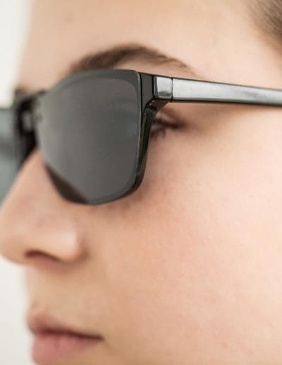 grey clipon sunglasses