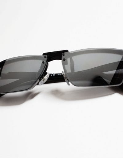 mirrored grey clipons