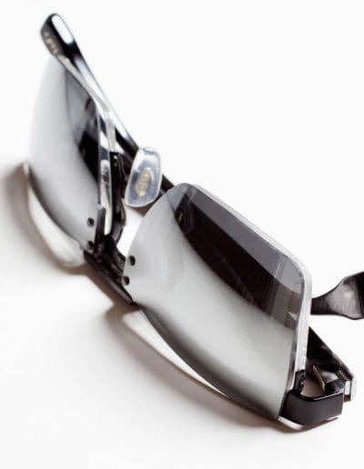 mirrored grey clipons